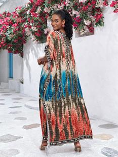 泳衣外罩衫欧美beach wear women海滩罩衫长袍度假风比基尼外罩衫