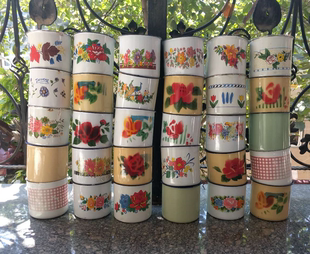 80 90年代 老搪瓷缸子 杯子 有掉瓷 特价出售 怀旧 影视道具 摆设