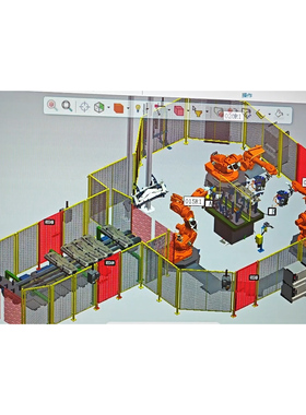 PDPS整线仿真process simulate任务干涉检查轨迹方案验证制作代做