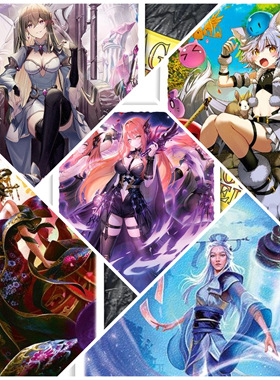 龙盾妹子图案卡套Grand Archive牌套万智牌龙珠PTCG血肉之战FB