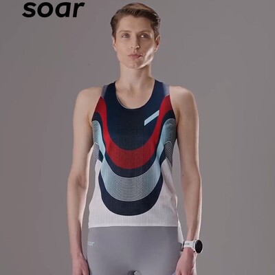 新色抵达男女同款SOAR X RACE女子专业马拉松运动速干背心