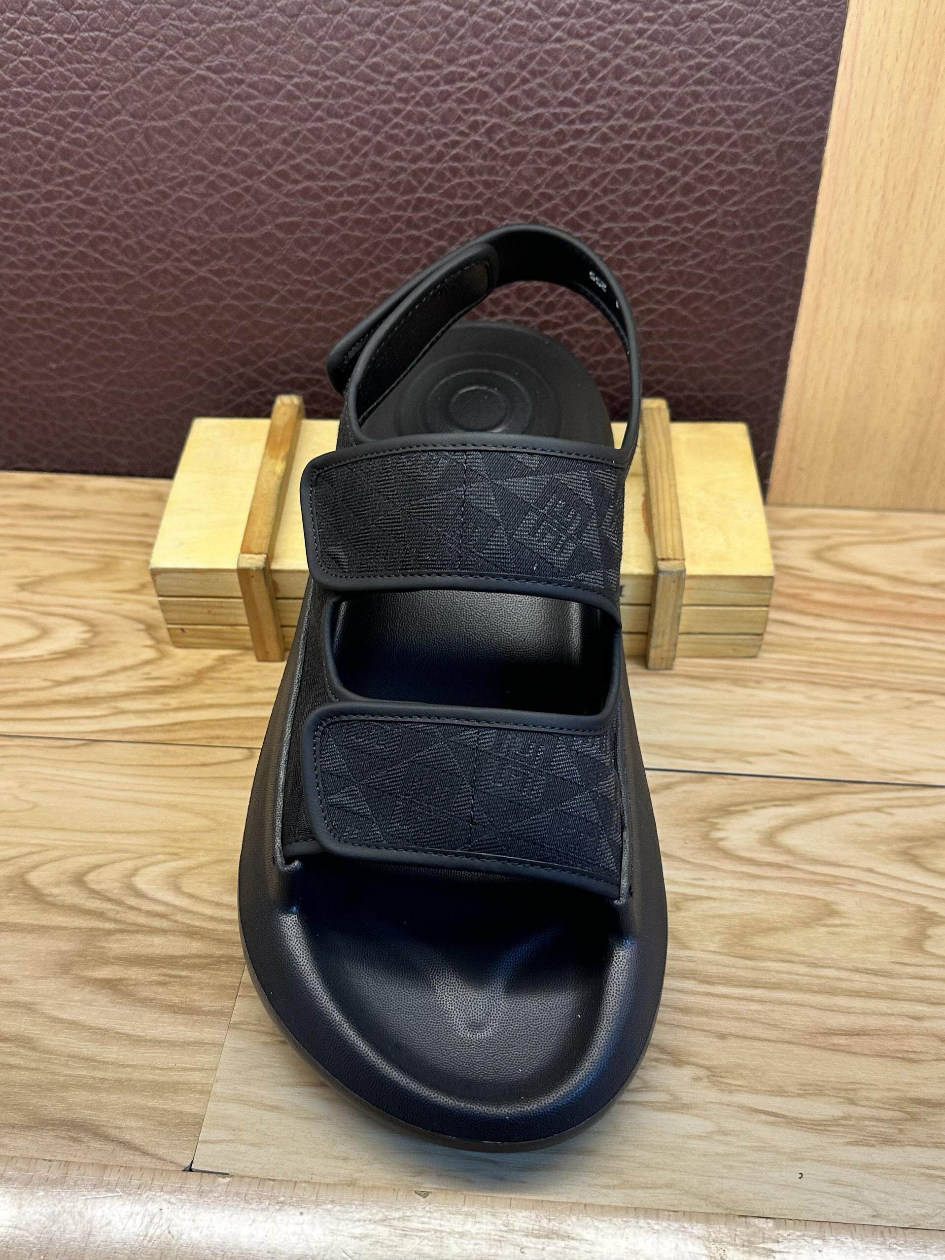 NATIONAL TIDE POPULAR SANDALS MENS 2024 NEW SUMMER WEAR-LIKE ROMAN SHOES THICK-SOLED FLATFORM CASUAL BEACH SHOES