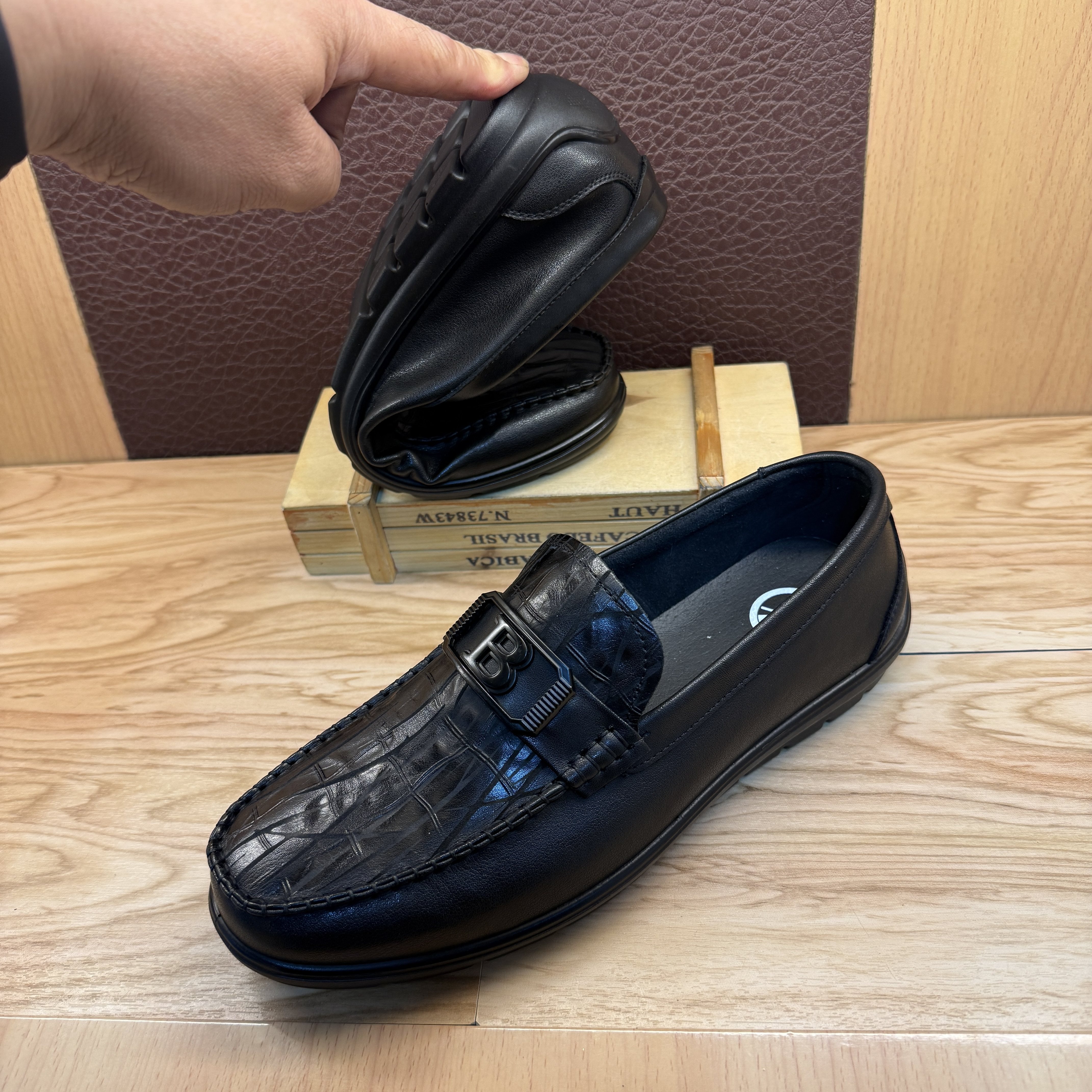 外贸头层牛皮里外全皮软底豆豆鞋驾车鞋男皮鞋真皮一脚蹬乐福鞋,流行男鞋,休闲皮鞋,淘宝优惠券,粉丝福利购,淘宝优惠卷