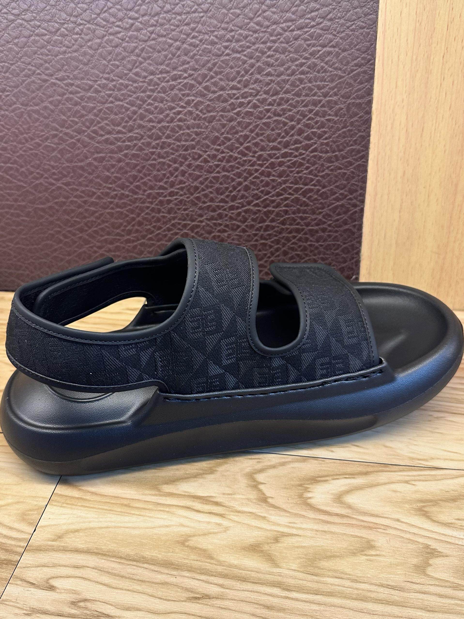 NATIONAL TIDE POPULAR SANDALS MENS 2024 NEW SUMMER WEAR-LIKE ROMAN SHOES THICK-SOLED FLATFORM CASUAL BEACH SHOES