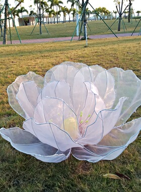 纱花牡丹景观装饰场景布置手工花