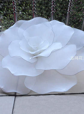 丝网花玫瑰婚礼路引装饰布置假花