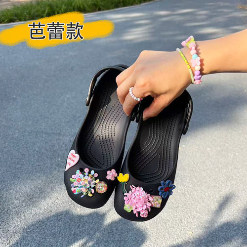 超好看芭蕾洞洞鞋女款2026新款