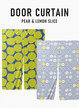 CASTLE GARDEN和风江户暖帘日式两片式门帘 四色