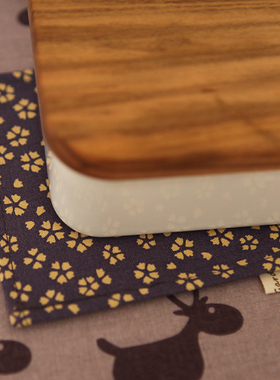 Castle Garden和风素材方形杯垫 瞿麦花