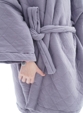 CASTLE GARDEN绗缝夹棉轻柔保暖温泉褂子棉服 3colors