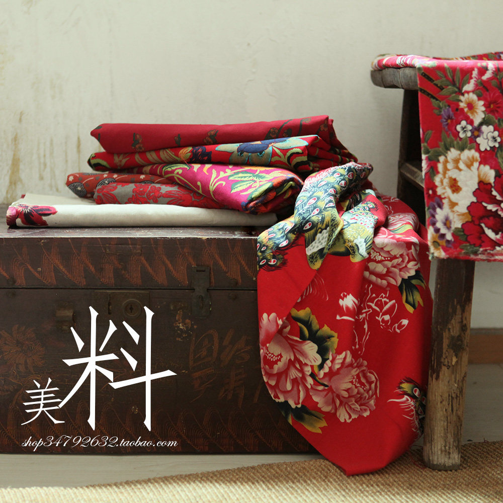 布料夏款做衣服的中国风棉麻图片