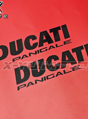 适用杜卡迪Panigale新款V4 V4S 大包板贴纸 侧板字母贴标外壳贴花
