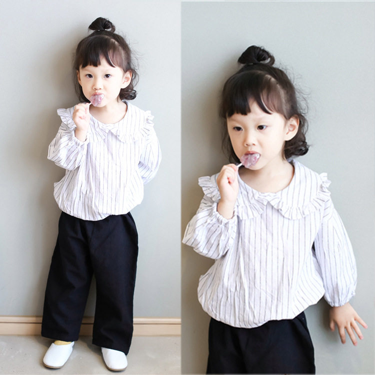 Chemise fille à manche longue - Ref 2086933 Image 1