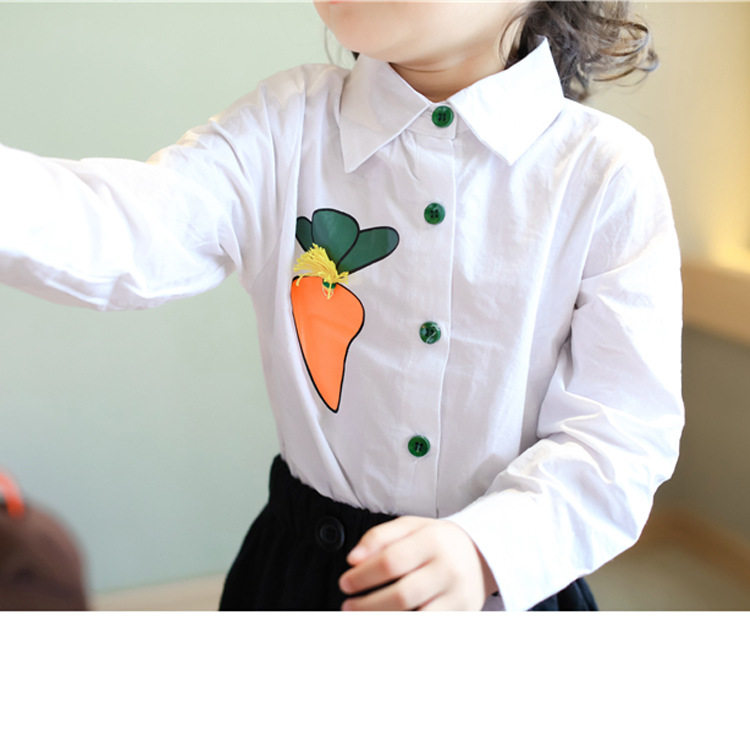 Chemise fille à manche longue - Ref 2085461 Image 1