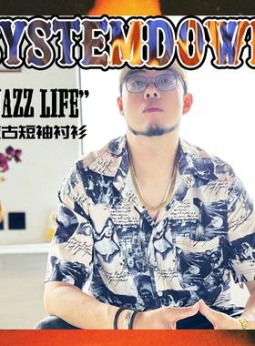 Casual 3D print plus size shirt休闲3D印花大码衬衫T恤