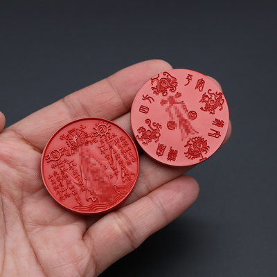 保真高含量天然原矿真朱砂山海镇驱镇化挂件吊坠男士女士款民族风