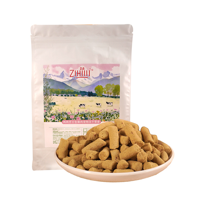 【好物体验专享】芝选鸡肉芝士生骨肉冻干500g