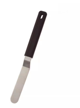 黑色小号厨师chef摆盘抹刀装盘工具 不锈钢先锋分子料理