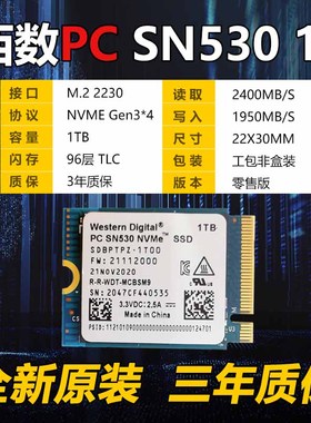 西数sn530 1T 512G M2 2230nvme笔记本固态硬盘苹果SSD sn740 2T