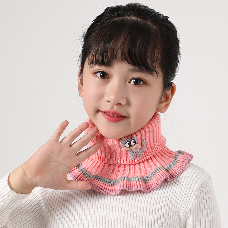 秋冬潮小孩冬季保暖围脖公主韩版