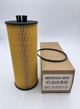 080V5504-0096适配重汽豪沃T5G机油滤芯 HOWO T5G 机油滤清器格