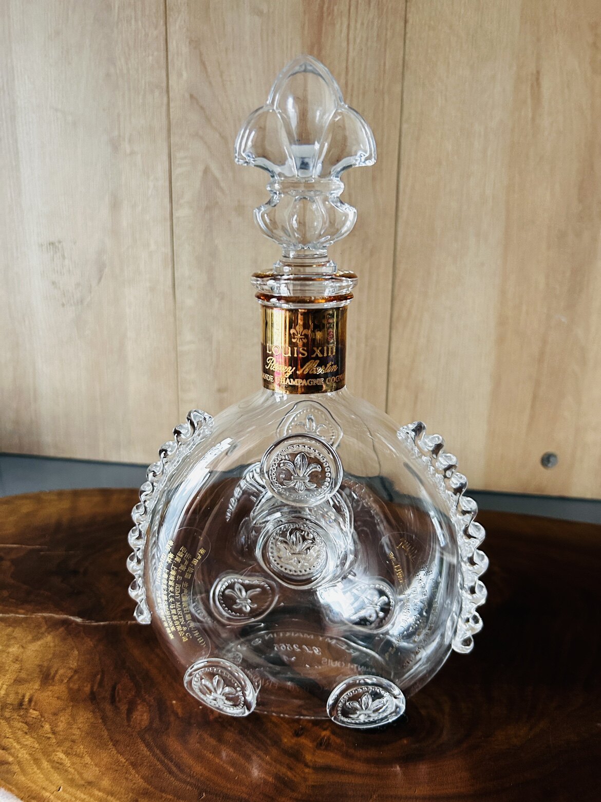 路易十三装饰酒瓶酒柜水晶摆件收摆件