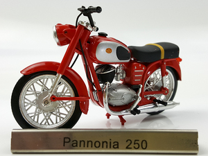 1:24 Atlas Pannonia 250 摩托车合金模型