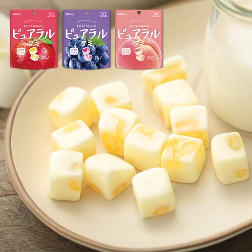 日本进口卡巴也果汁夹心软糖