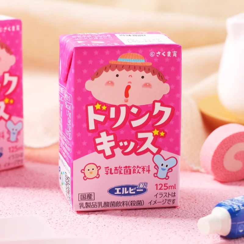 日本进口CALPIS可尔必思爱乐比卡通版乳酸菌风味宝宝迷你营养饮料