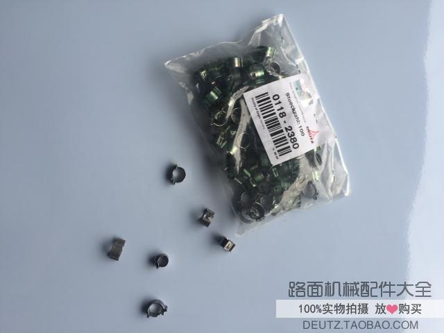 原装德国道依茨发动机配件BFM1013回油管卡子01181064摊铺压路机