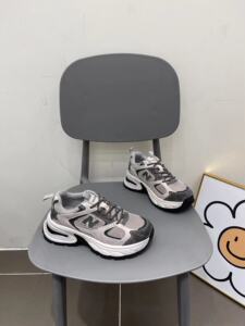 真皮小个子老爹鞋女2023冬秋冬新款欧货运动鞋厚底百搭舒适休闲鞋
