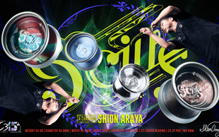 悠悠球 伙伴 香港C3 SOCIUS 金属环 新谷紫恩 签名球 Shion Araya