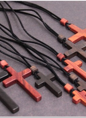 情侣工艺品原创十字架项链