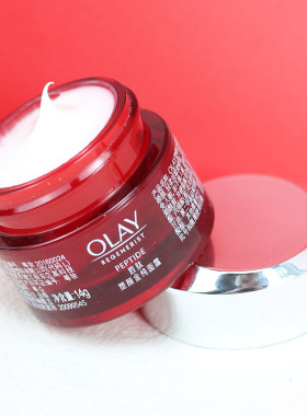 Olay玉兰油大红瓶面霜新生塑颜金纯抗皱紧致保湿空气霜超红瓶14g