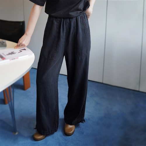 caicaicai黑色UNISEX长裤