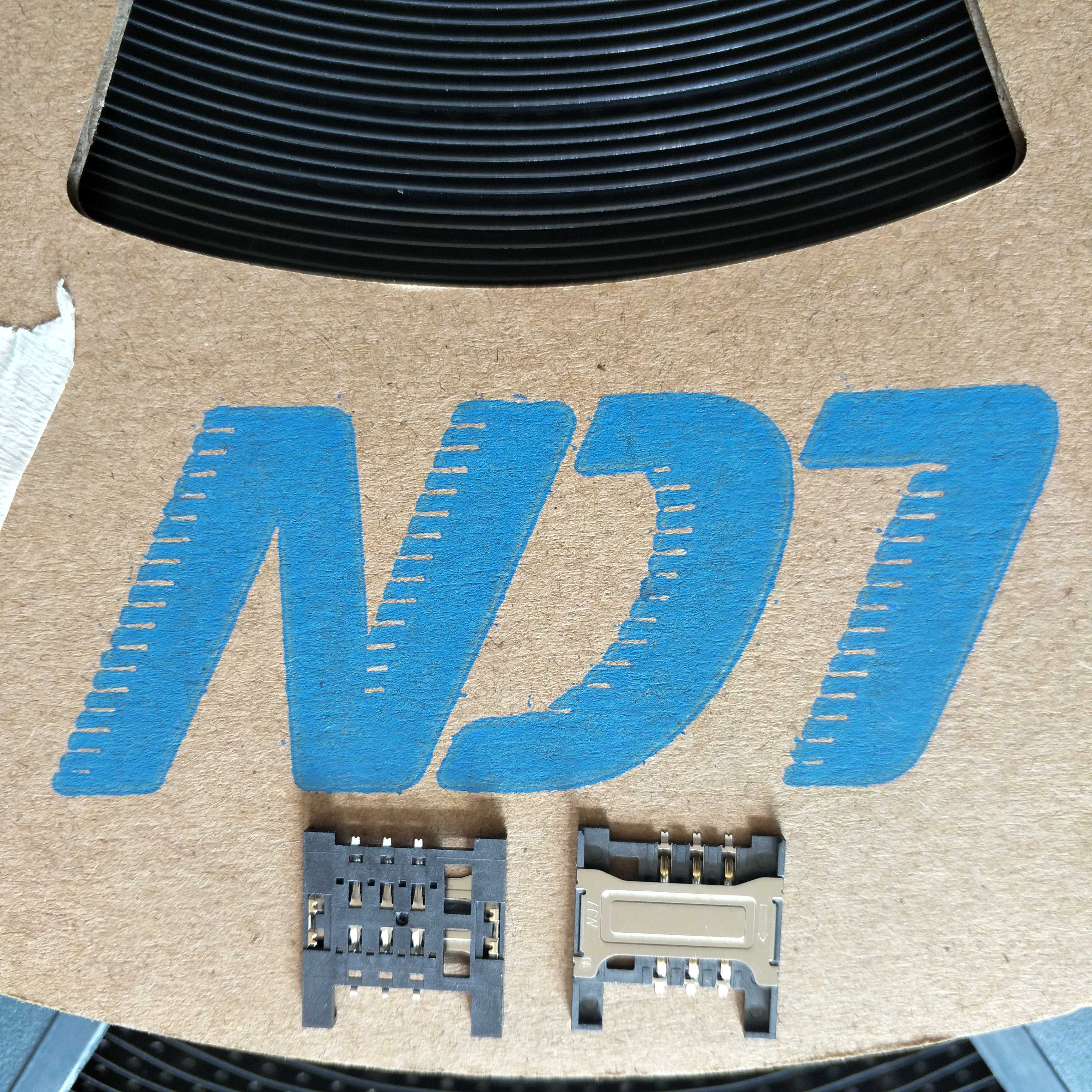 LCN乾德连接器卡座卡槽SIM卡座，CAF99-06183-1503