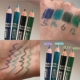 宝蓝色墨绿湖水蓝眼线笔防水唇线笔眉笔易上色不晕染多用笔彩色笔