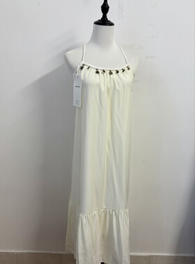 LZHOUSE2025夏民族风中长款吊带连衣裙度假