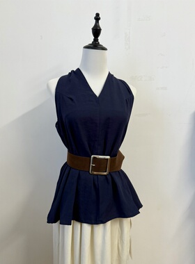 LZHOUSE 2025夏装新款通勤V领挂脖上衣 清货上衣集合