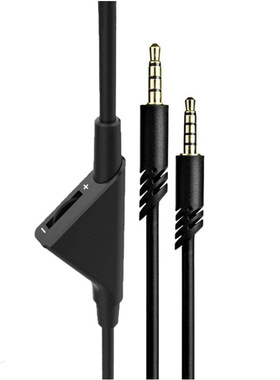 适用 Astro A40TR/A40/A10音量控制线兼容 游戏耳机线2米音频连接