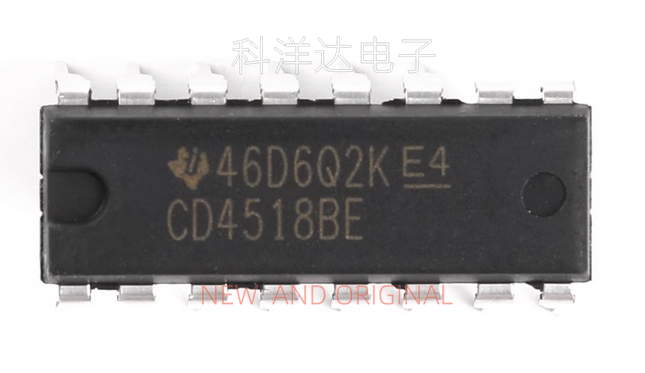 CD4518BE DIP-16 二、十进制同步加法计数器芯片 配单一站式采购