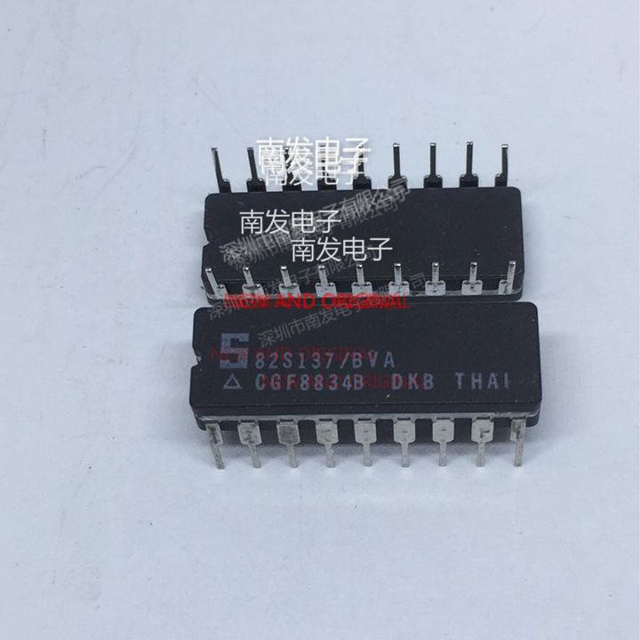 82S137/BVA 存储器 1K X 4 OTPROM 进口双列18直插脚 CDIP18陶瓷