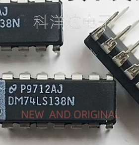 DM74LS138N DIP-16 解码器、多路复用器逻辑IC芯片 量大价优 全新
