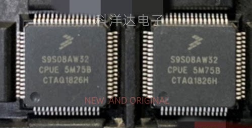 S9S08AW32CPUE S9S08AW32E5CPUER 5M75B QFP64大众门窗电脑板芯片