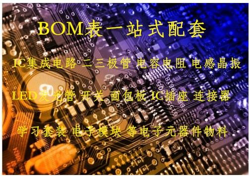 A补差价 多退少补 全新进口原装现货 量大价优 BOM配单一站式采购