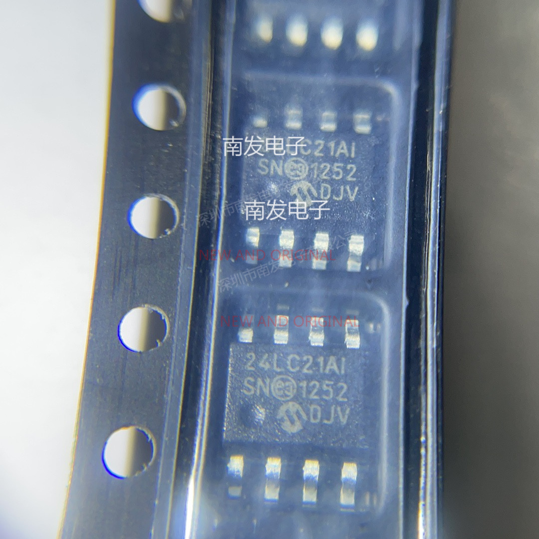 24LC21AT-I/SN 24LC21A-I/SN 24LC21AI/SN SOP8 EEPROM存储器芯片