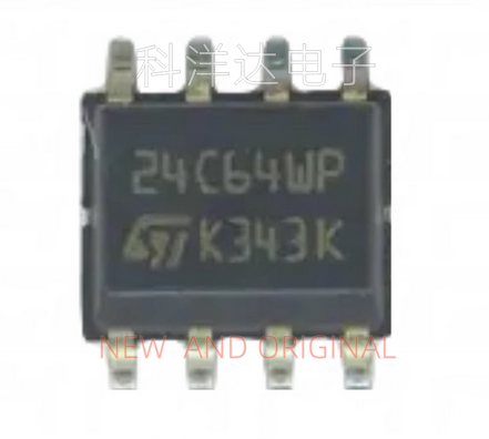 M24C64-WMN6TP 丝印24C64WP 24C64W6 SOP-8 EEPROM存储器  全新