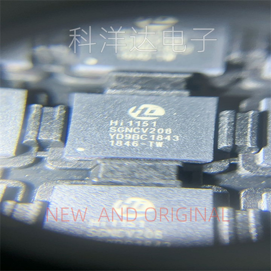 HI1151SGNCV208    HI1151   QFN95    WiFi芯片收发器信号处理器
