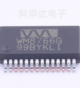 WM8766GEDS/RV WM8766G  SSOP-28 数模转换芯片DAC 量大价优 全新