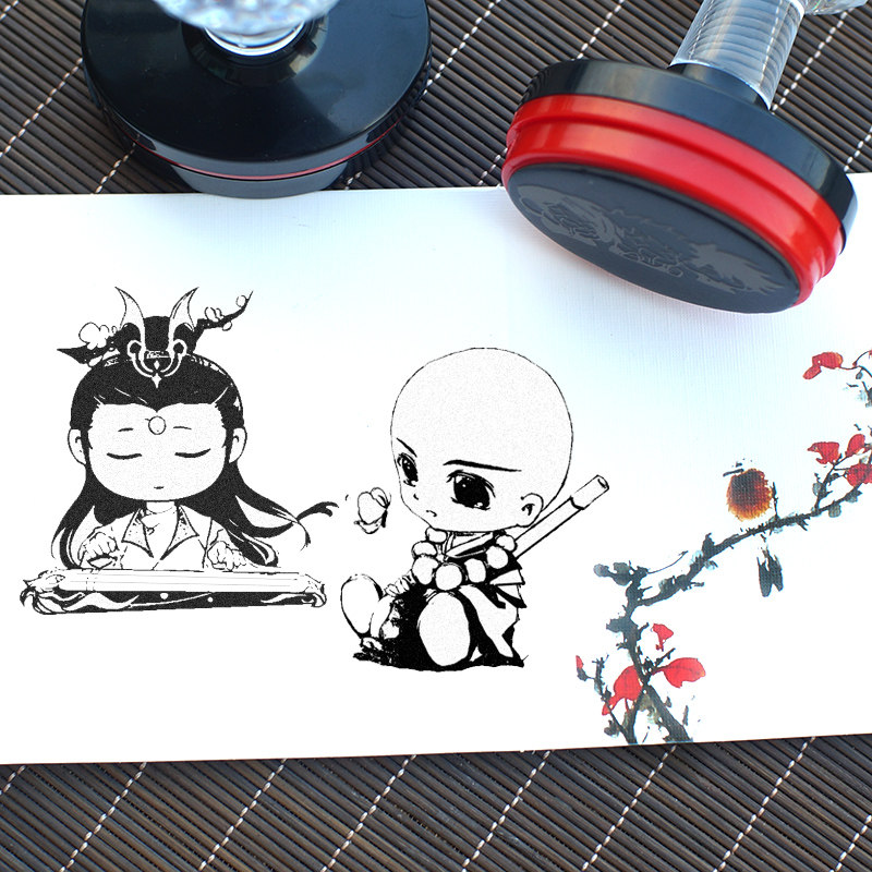 剑网三周边 剑3天策藏剑七秀凌雪阁门派标志阵营职业复古光敏印章